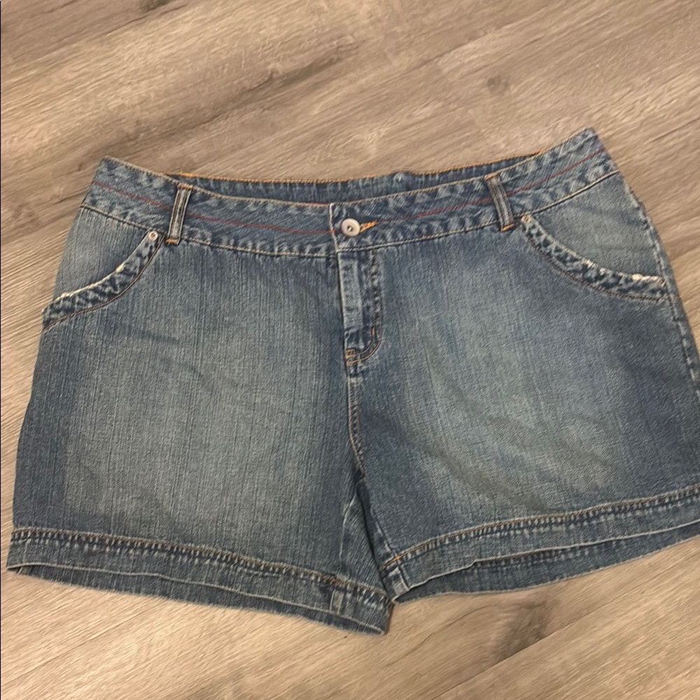Mossimo Supply Co. Blue Jean Shorts Medium Wash